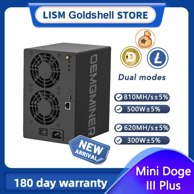 Goldshell MINI DOGE III PLUS【美品】 な Goldshell Mini Doge Ⅲ & LTC+2