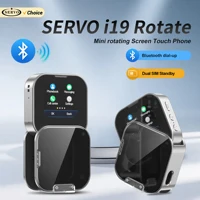 SERVO i19 Rotate Mini Mobile Phone 1.69" Touch Screen 2 SIM Standby Bluetooth Dialer Magic Voice FM Radio 2G GSM Small Cellphone
