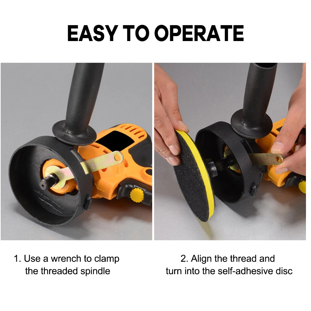 KKMOON Electric Polishing Machine Stepless Speed Adjustable Car Polisher Auto Polishing Machine High Efficiency Waxing Tools