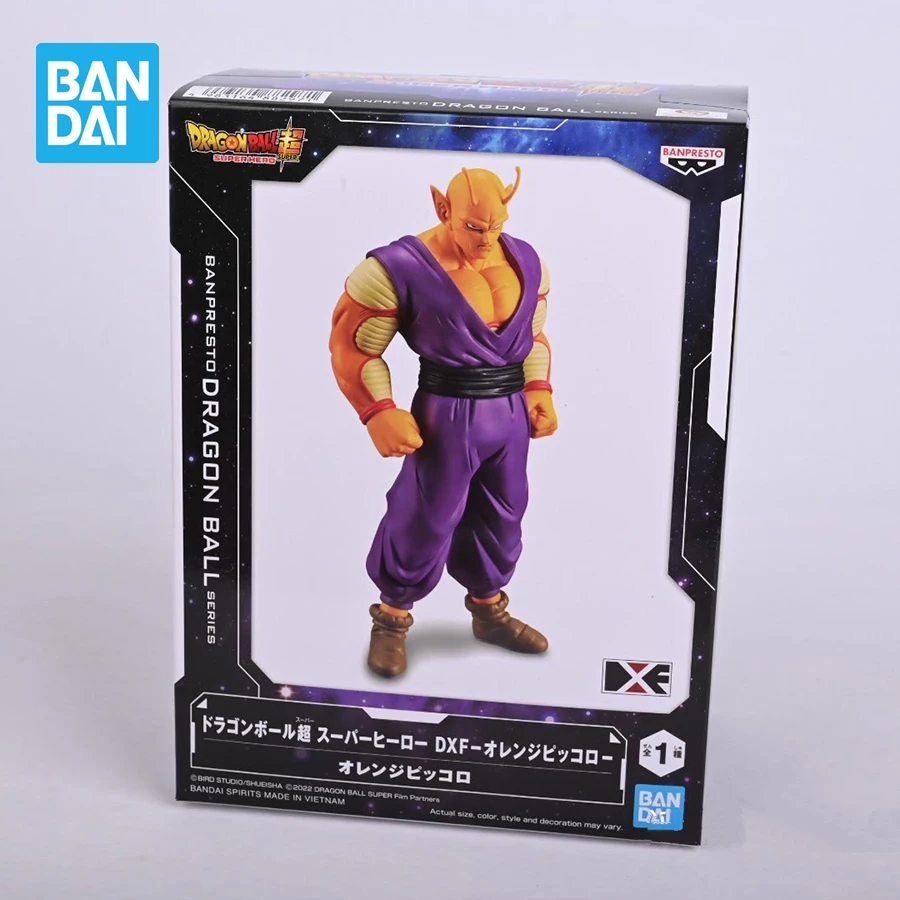

Original Banpresto Anime Dragon Ball Super Hero DXF Orange Piccolo Action Figures 180mm Bandai Figurine Collection Model Toys
