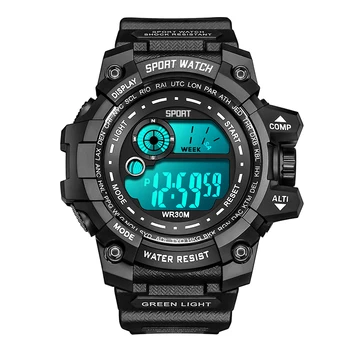 LED Digital Watch Luminous Sport Waterproof 5