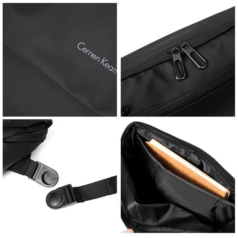 New Large Capacity Messenger Bag Nylon Casual Style Crossbody Bag Waterproof Tote Women Men