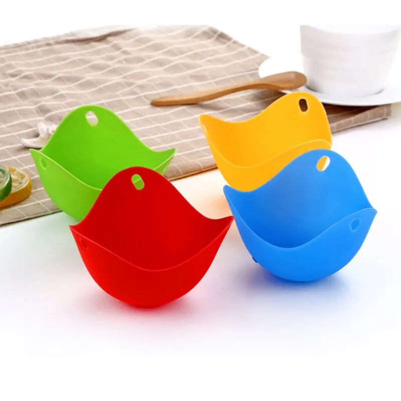 Silicone Baking Mold Egg Cooker Mold Silicone Baking Tools Ice Cream Jelly Pudding Soap Cake Household Breakfast High Temperature Resistant