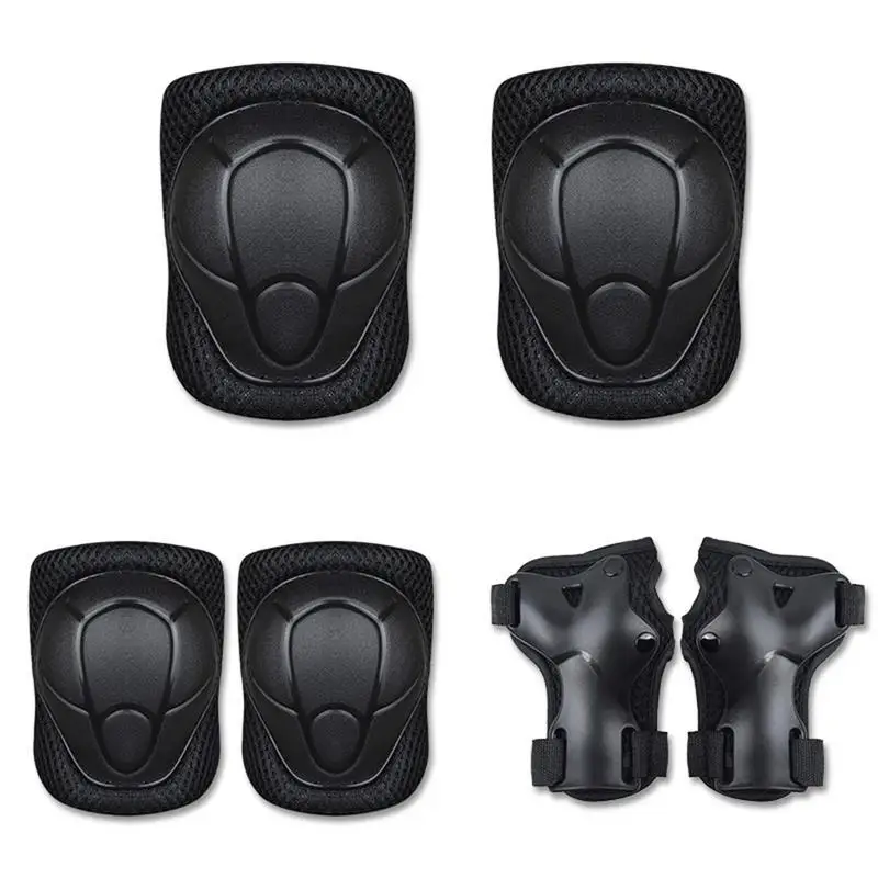 

6Pcs/Set Kids Knee Pads And Elbow Pads Guards Protective Gear Set Safety Gear For Roller Skates Cycling Bike Skateboard Sports