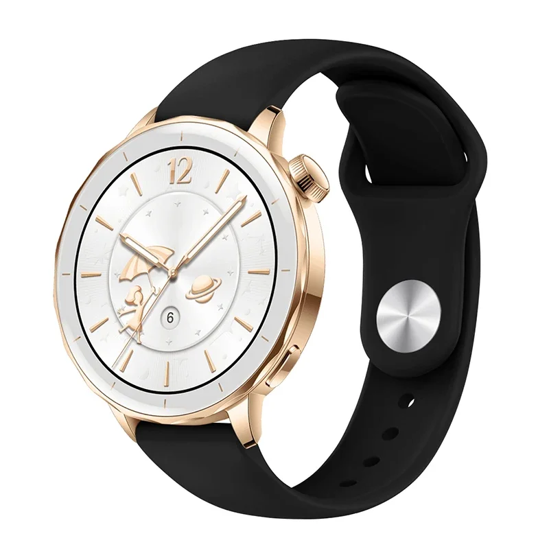Women's Silicone Bracelet, Adjustable 18mm, 20mm, 22mm Strap - Elegant and Versatile Design