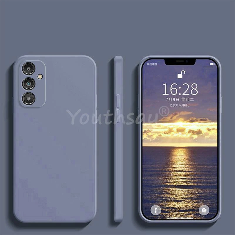 Phone Case For Samsung Galaxy A16 Case Samsung A16 A15 A14 A55 A06 A04 A04S A04E A24 A33 A54 A34 A05 Cover Silicone Plain Protector Rubber