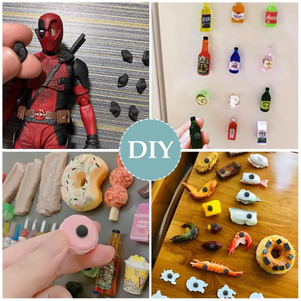 Versatile Miniature Round Magnets - Perfect for Home, Crafting, and Office Use