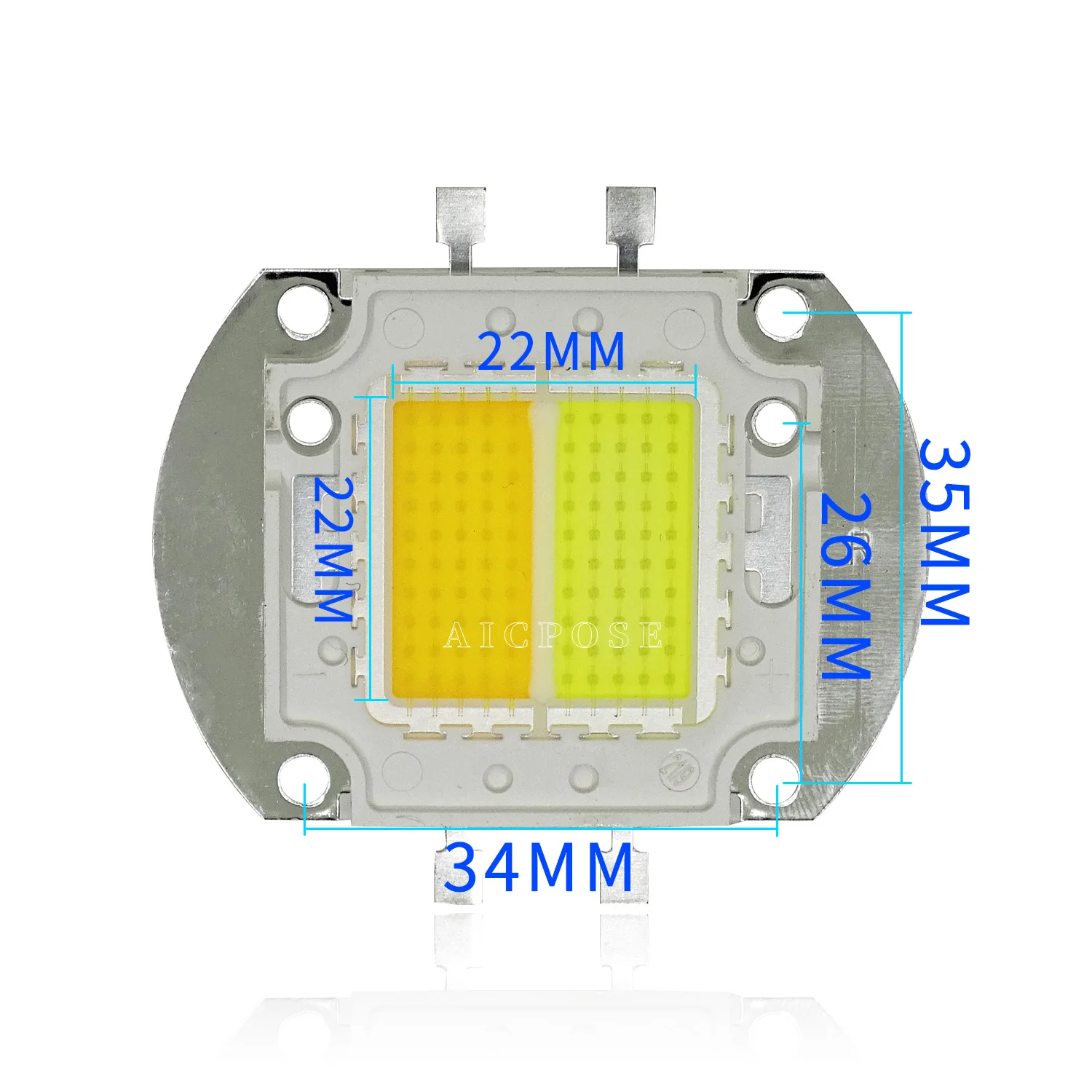 200W LED COB Beads Chip Warm Cold White For 2 eyes 4 Eyes COB Audience Light Floodlight Lamp LED Chips