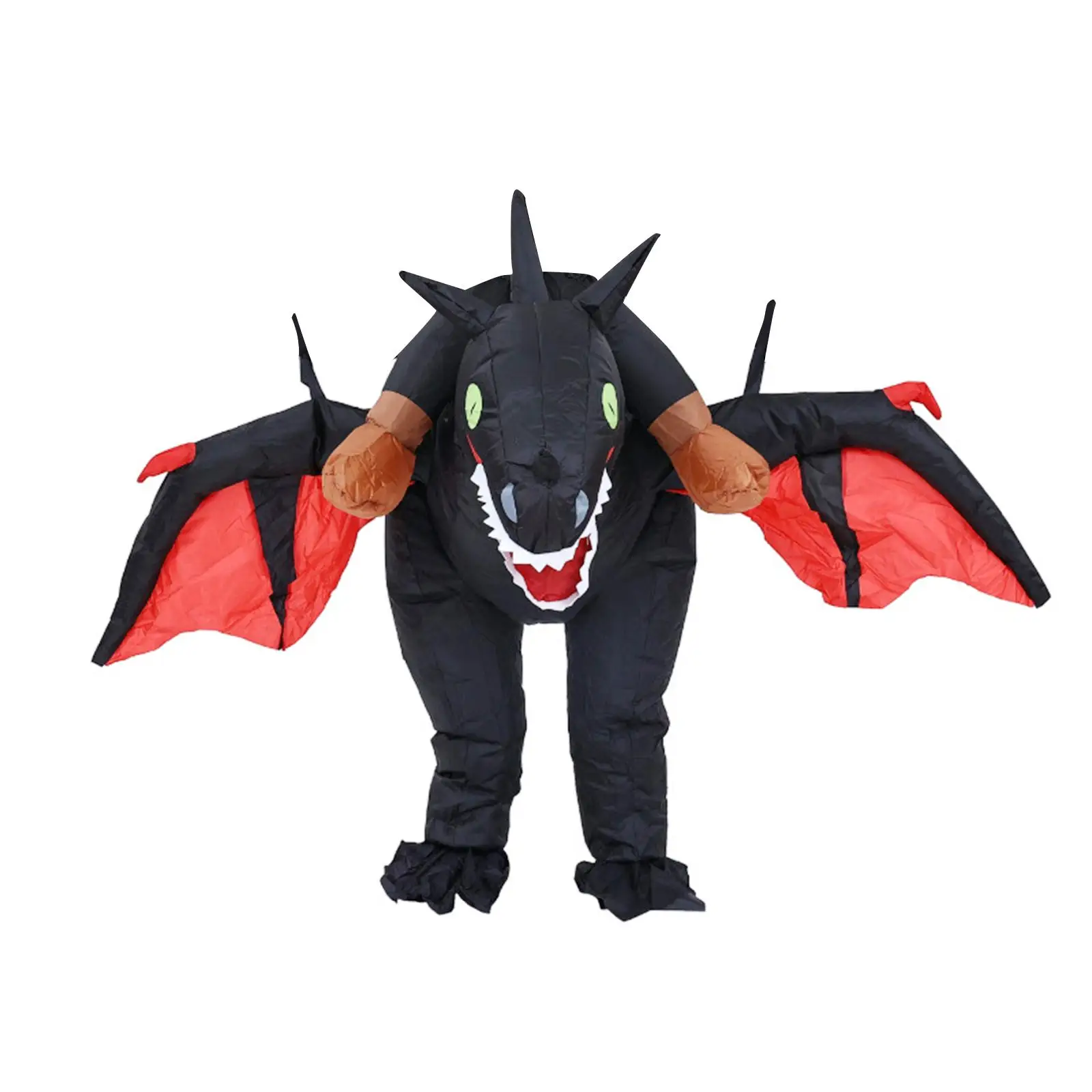 Inflatable Halloween Dragon Costume Dress up Suit with Air Blower Outfit for Festival Stage Performance Party Carnival Holiday Inflatable Halloween Dragon Costume Dress up Suit with Air Blower Outfit for Festival Stage Performance Party Carnival Holiday