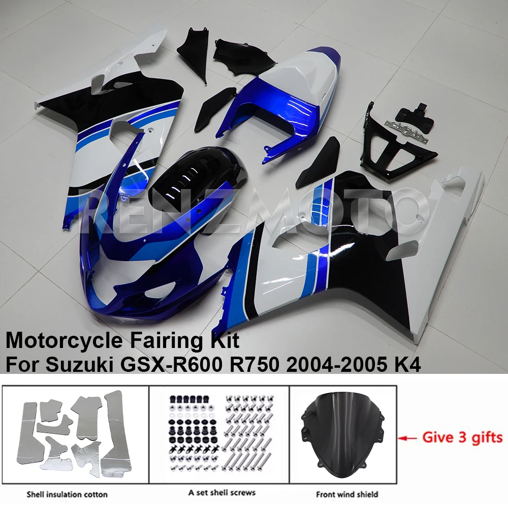 

For SUZUKI GSXR 600 750 04-05 K4 K5 Fairing R/Z GR4A26 Motorcycle Set Body Kit Decoration Plastic Guard Plate Accessories Shell