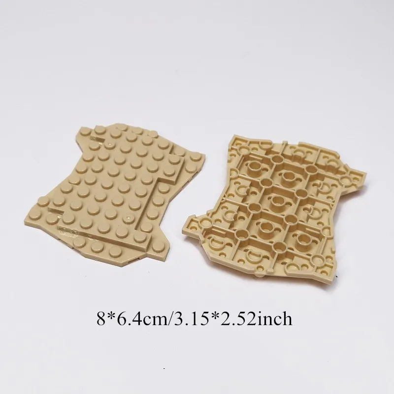 Building Blocks Toys 4pcs Irregular Special Baseplate DIY Assemble Plant Trees Forest Garden Figures Parts For Children