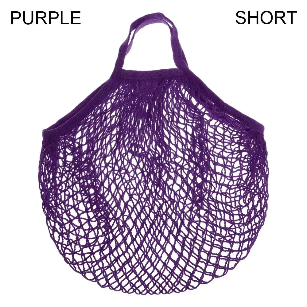 Eco-Friendly Reusable Cotton Mesh Tote Бag - Sustainable Woven Shopping & Storage Tote