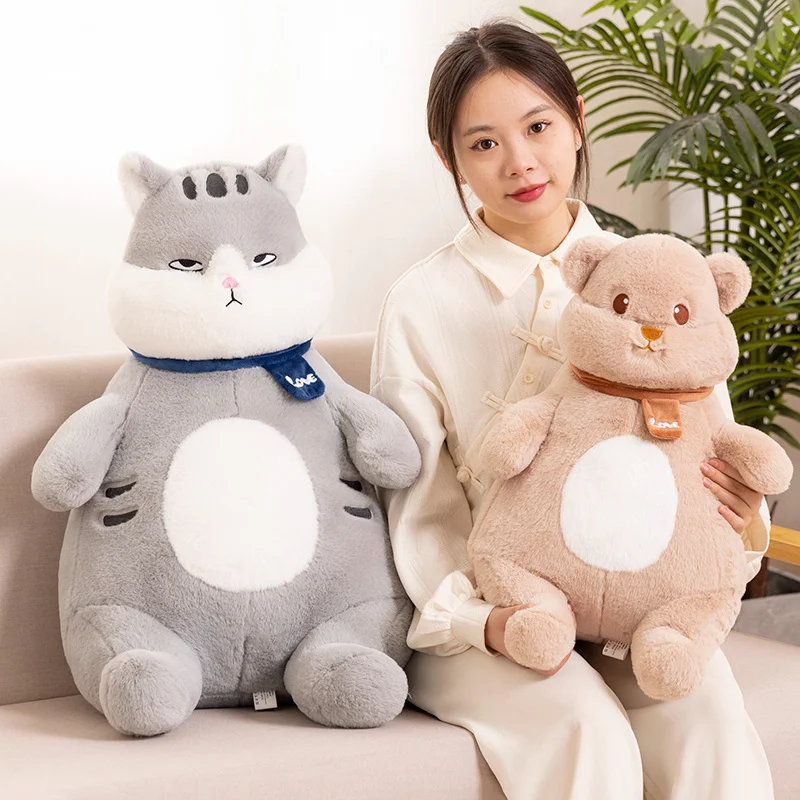 

New Bear Cat Plush Toy Stuffed Forest Animal Soft Rabbit Dolls Animal Toys Pillow Birthday Boys Girls Gifts