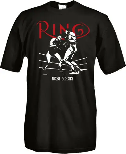 T-Shirt Boxing P16 Boxeur Ring Maniche Lunghe O Corte