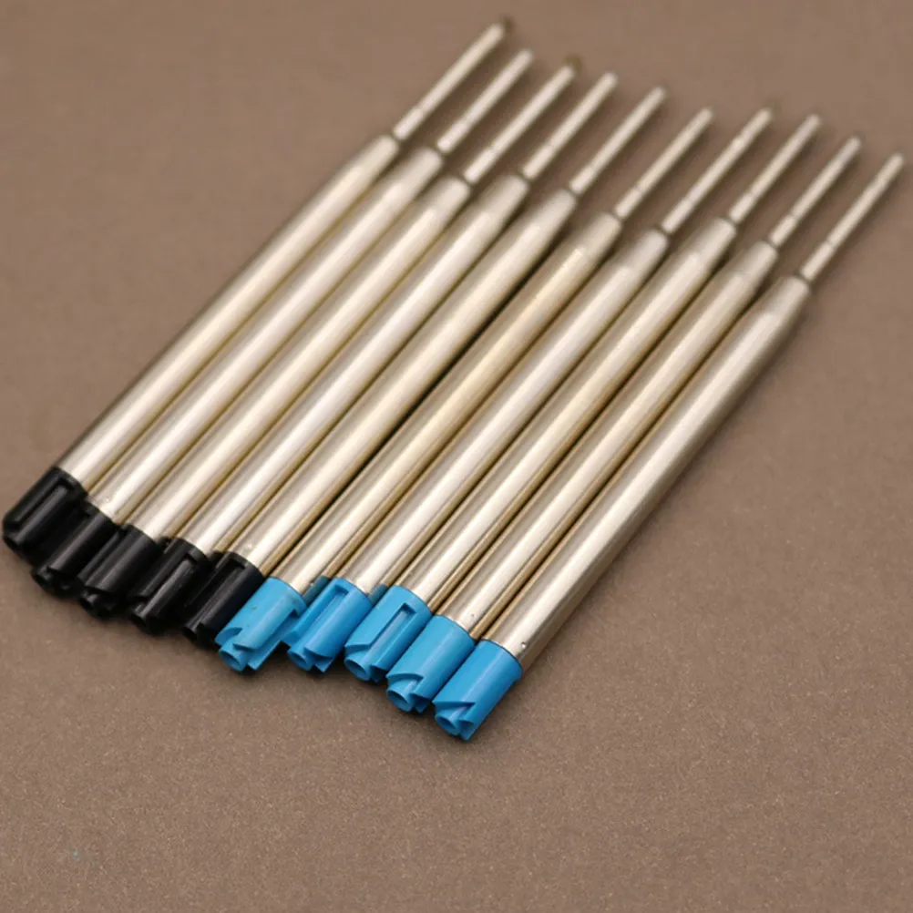 20개입 1mm 메탈 팁 젤 잉크 리필, 대부분의 표준 펜과 호환 가능, 부드럽고 깨끗한 필기감, 일기장, 노트, 미술용 프리미엄 잉크