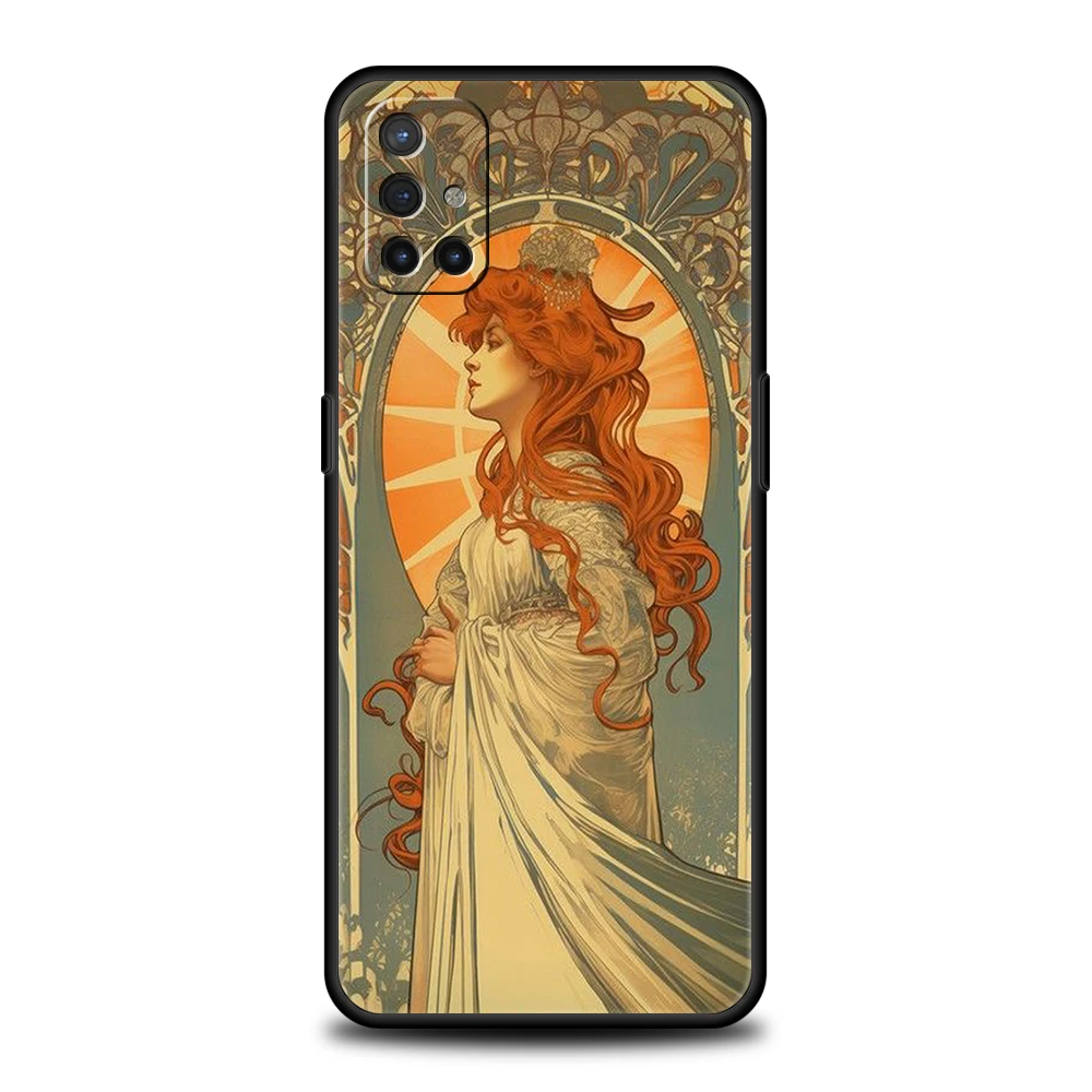 Alphonse Mucha Art Poster Soft TPU Phone Case Cover