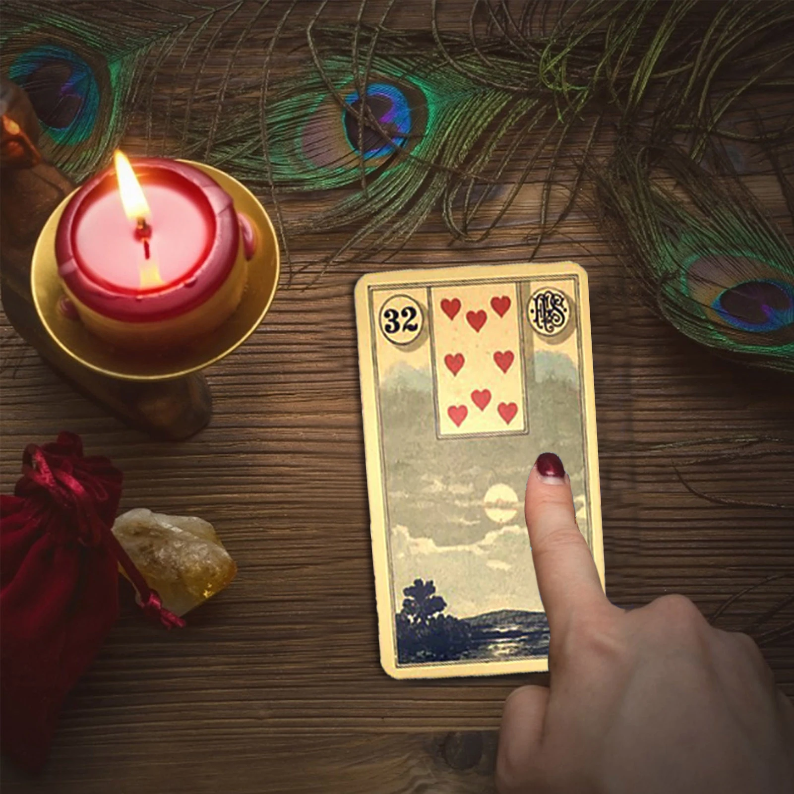 Grand Tableau Lenormand Oracle Card Occult Tarot Card With Paper Instruction Manual English Version Divination Fate Board Games 5