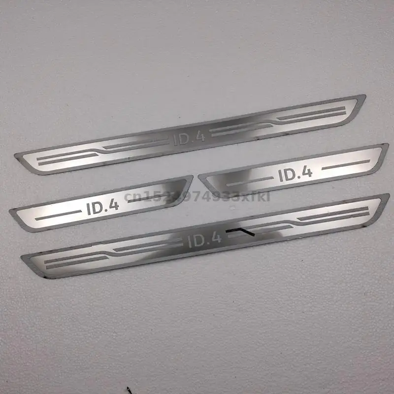 

Накладка на порог двери из нержавеющей стали для Volkswagen Id.4 Vw Id4 2020 4 шт./компл. аксессуары для стайлинга автомобиля