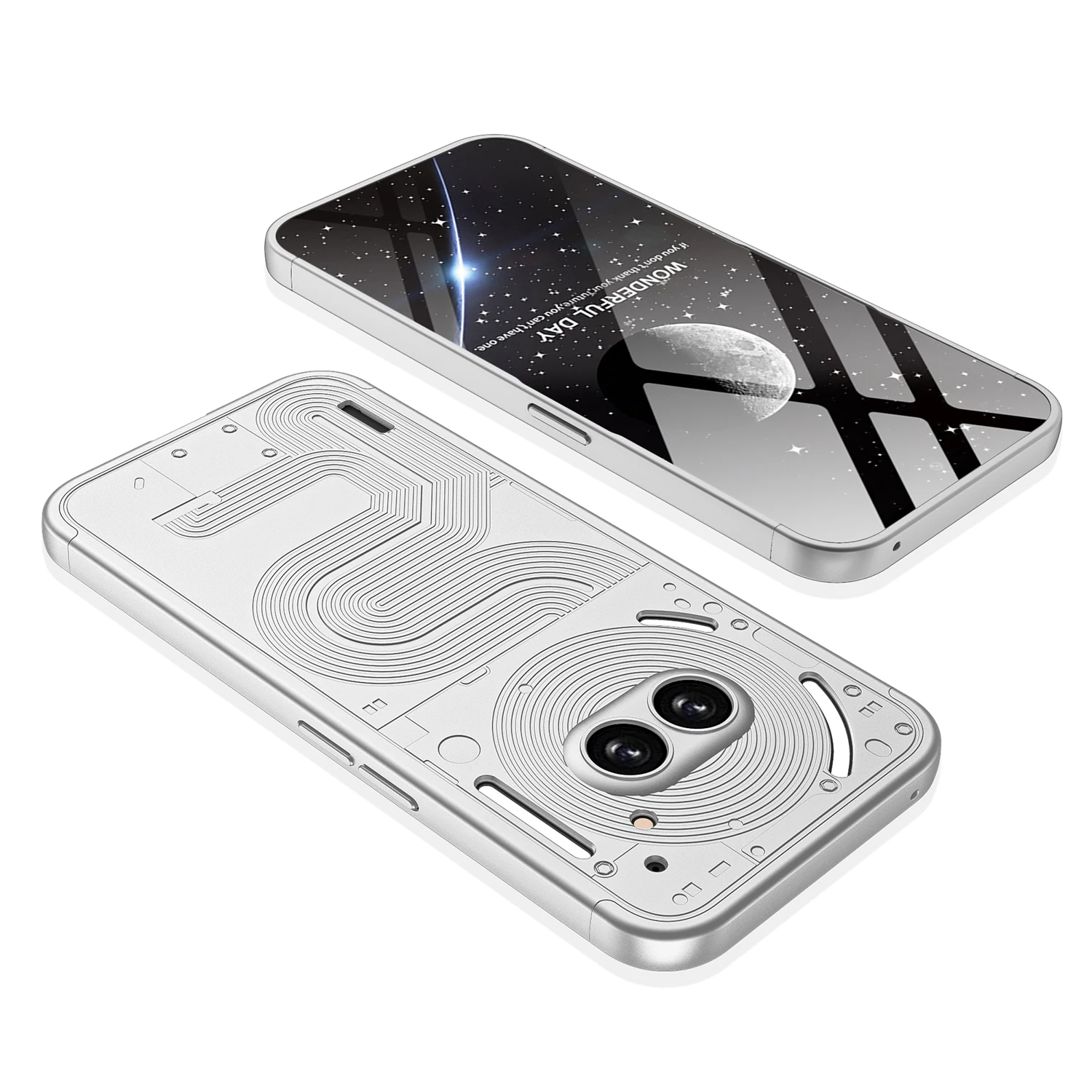 Shockproof Plastic Matte Case For Nothing Phone 2A Ultra-thin Back Light Precisi