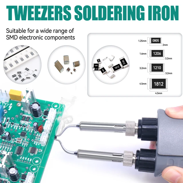 YIHUA 938D Hot Tweezers Soldering Station SMD 2