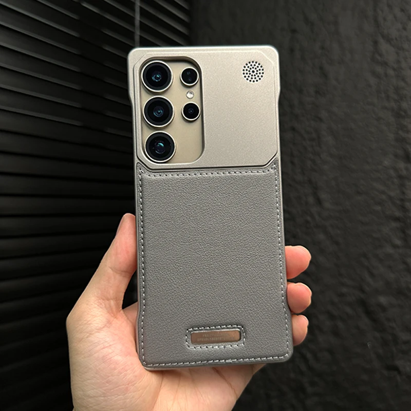 Leather Frameless Aromatherapy Magnetic Phone Case - Shockproof and MagSafe Compatible