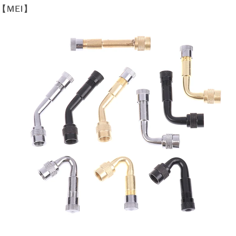 45 90 135 Degree Angle Bent Valve Adaptor Tyre Tube Valve Extension Adapter For Motorcycle Truck Car Moto Bike