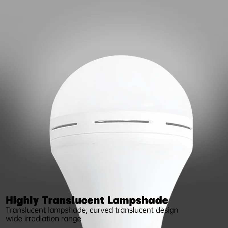 9W/12W/15W LED Emergency Light Bulb Multi-purpose Power Outage Portable Handheld Rechargeable