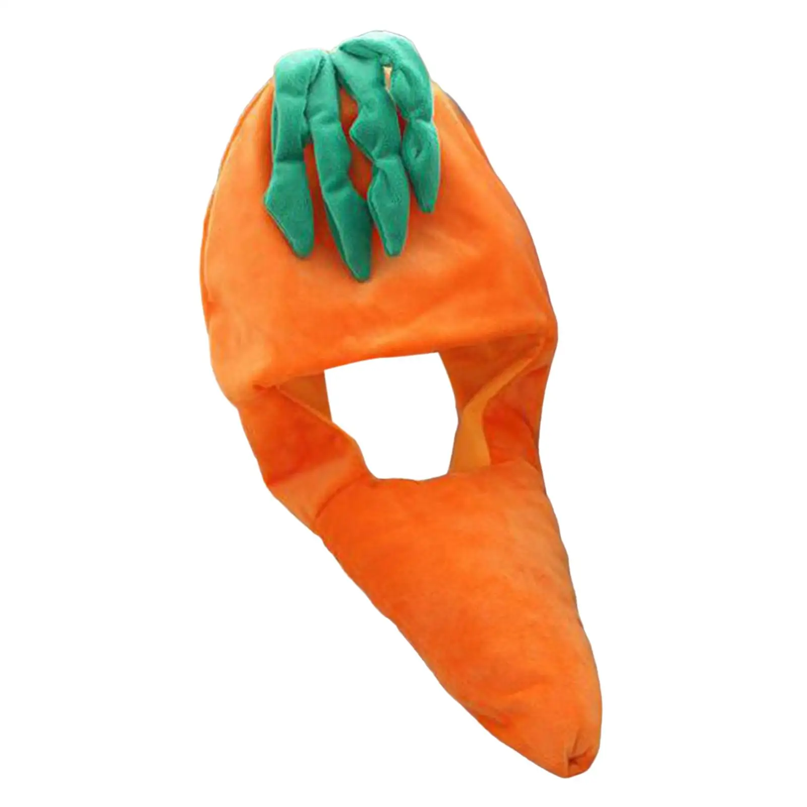 Carrot Plush Hat Stuffed Toy Headgear Headdress for Women Men Adults Kids