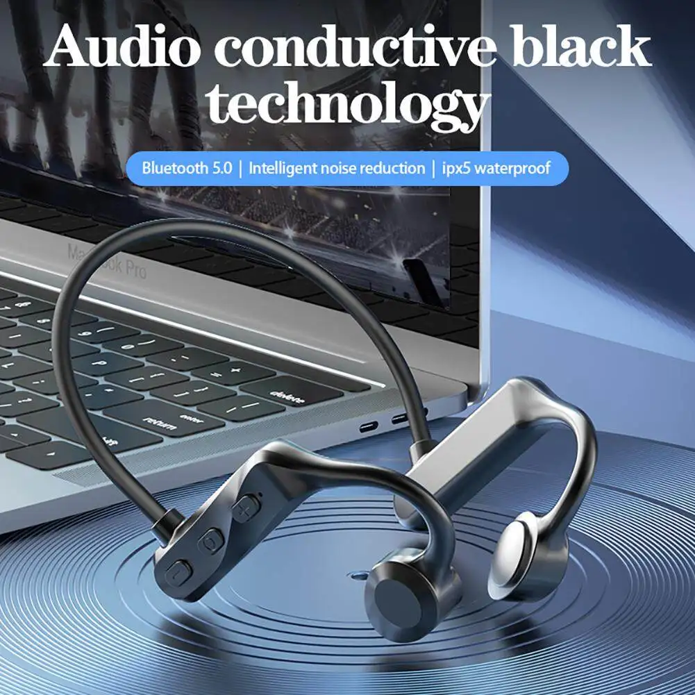 

Bone Conduction Bluetooth Headset Ear Mounted Waterproof True Wireless Air Conduction Wireless Sports Headset