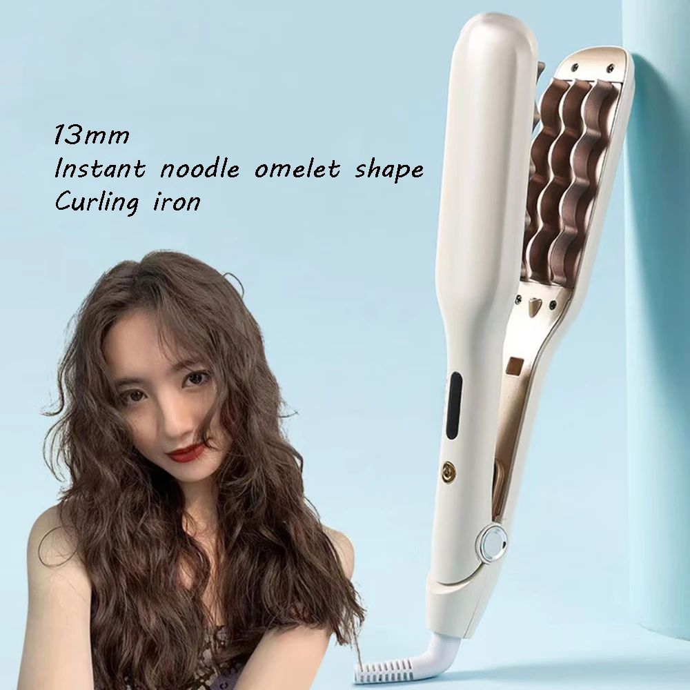 13MM Electric Curling Iron Corn PermWater Ripple Wave Curling Tool Splint Flat Iron Hair Styling Tools