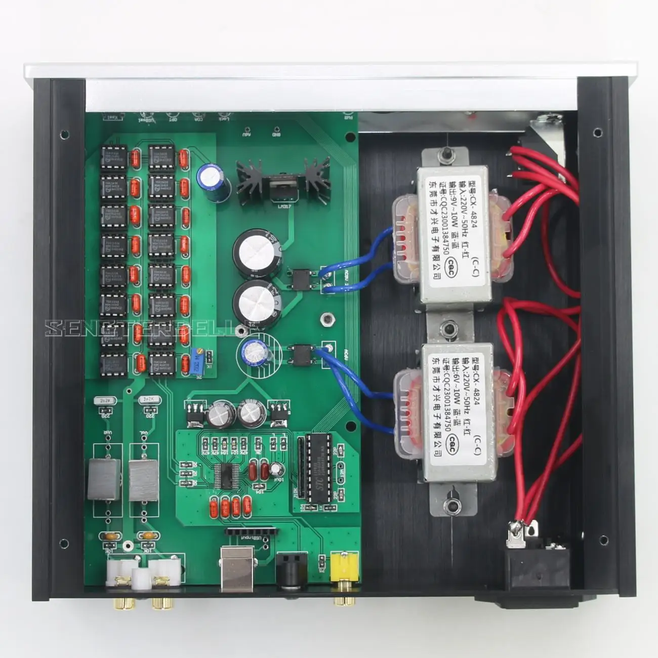 HiFi 16X TDA1543 Home Audio DAC Decoder Digital Coaxial/Fiber Optic USB Input