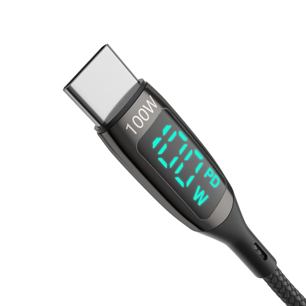 Blitzwolf-tipo c para tipo c Cabo 100w pd Carregamento Rápido Usb para Usb c Cabo de Exibição para Xiaomi Poco f3 Realme Macbook - Image 6