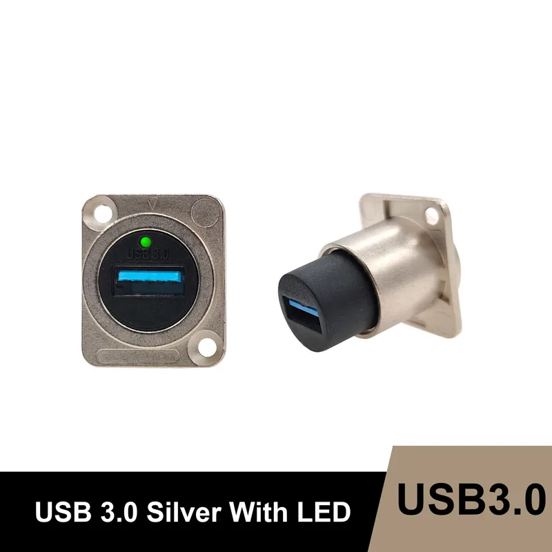 USB 3.0 silver LED