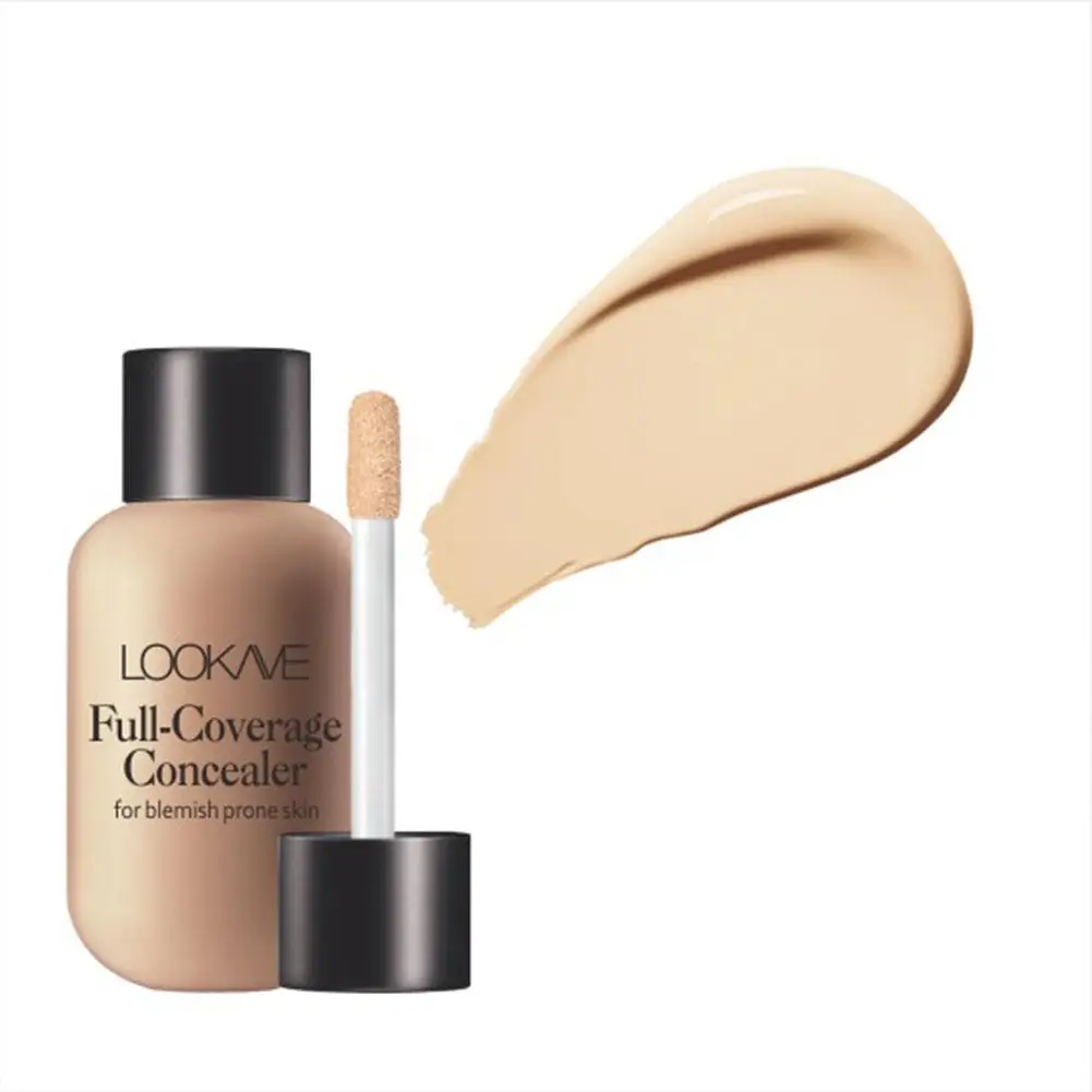 Full Coverage Acne Dark Circles Concealer Cream Waterproof Oil Control Foundation Makeup Matte Lasting Liquid Cosmetics Fac L2u7
