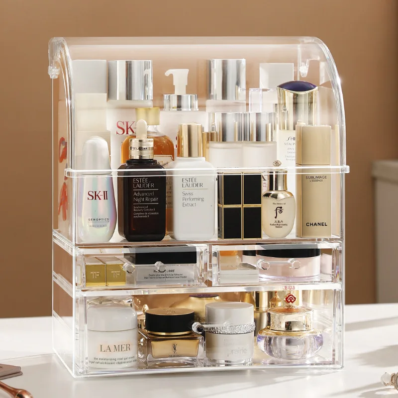 Dustproof Perfume Storage Box Acrylic Cosmetic Storage Box Waterproof  Makeup Perfume Organizer Holder Large Capacity - AliExpress