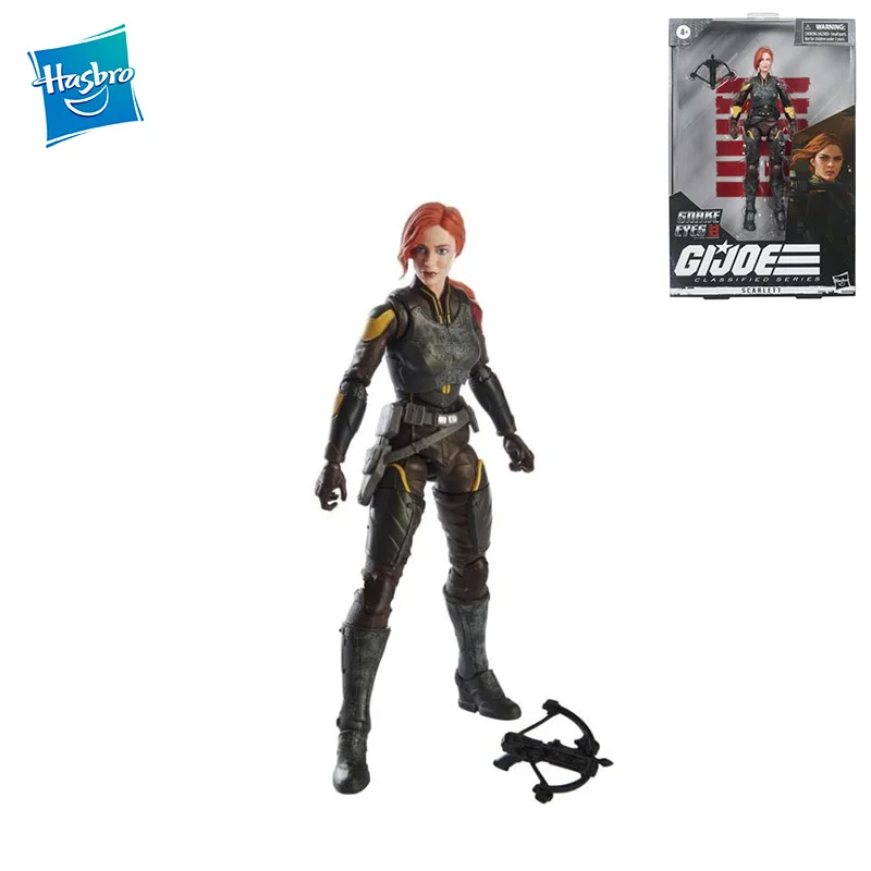 

Оригинальные фигурки Hasbro G.I.JOE SCARLETT из ПВХ, фигурки героев аниме, модели игрушек