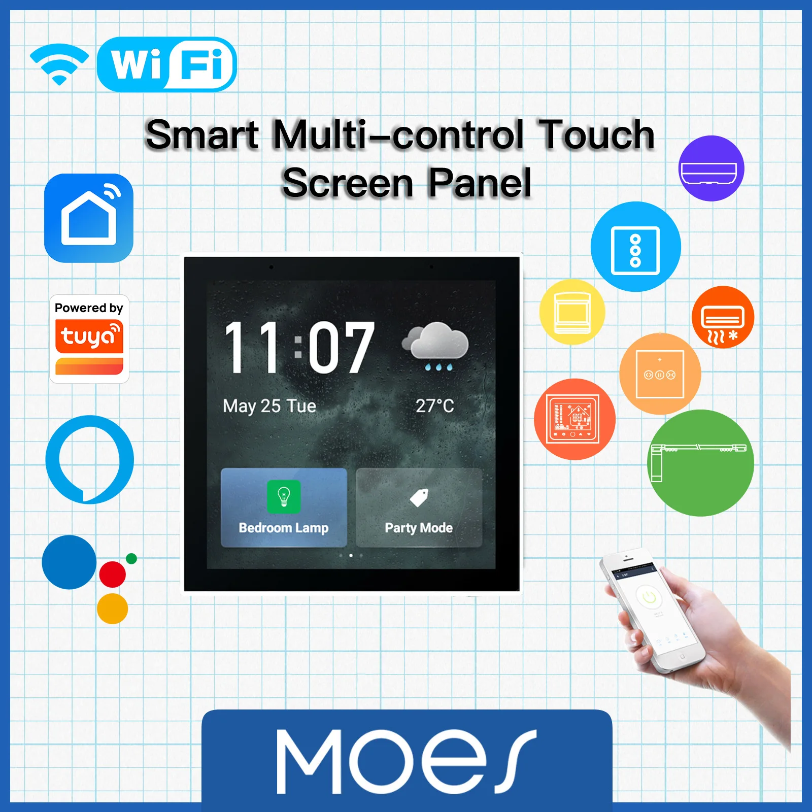 Smart Home Automation Touch Control Panel | Intelligent Home Control ...