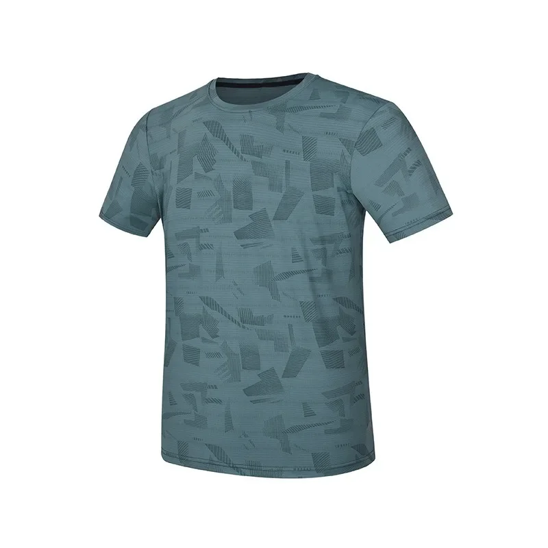 Men's Summer Thin Quick-drying T-shirt Ice Silk Cool Short-sleeved Basketball Casual Sports Shirt