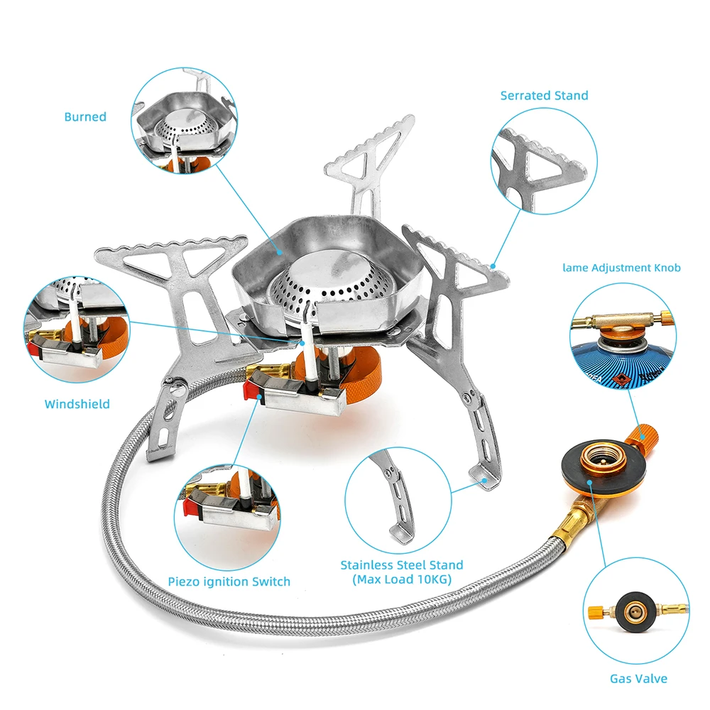 Camping WindProof Gas Stove 3