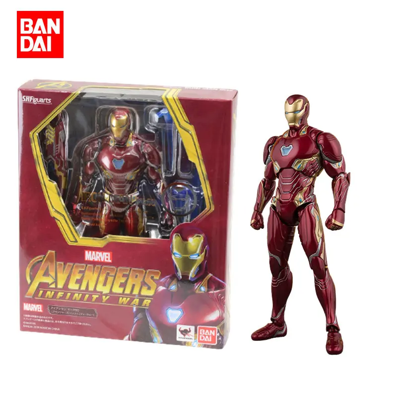 

Bandai Marvel The Avengers Iron Man S.H.Figuarts MARK50 Action Figure Anime Figure Model Collectible Toys