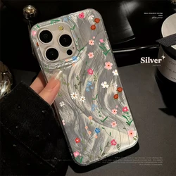 Romantic Flower Aesthetic Slim Case with Sheer Feather Yarn Cushioning Cover - Redmi Note 14 4G (Global) (BA - P0400)