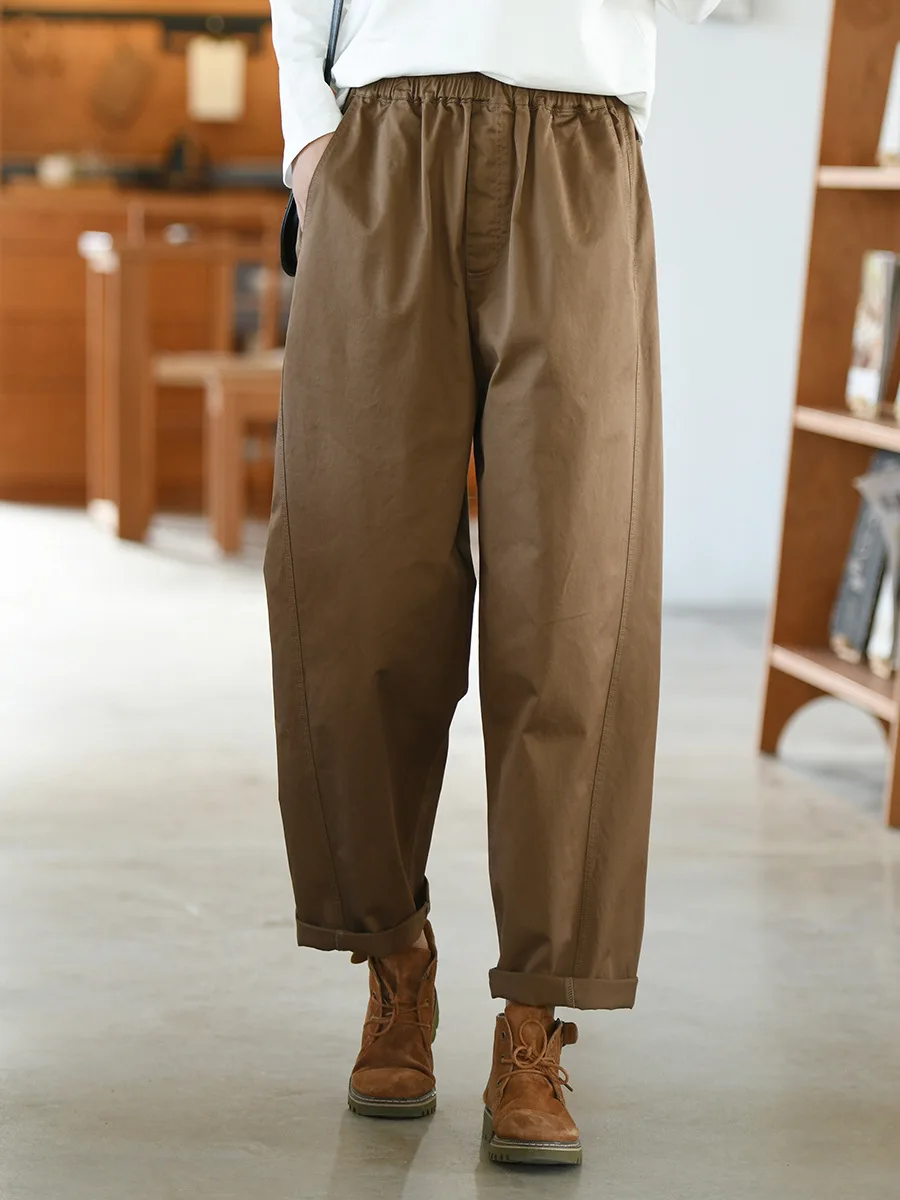 DressWomen'S Casual Commuter , High Waist, Slim Fit, Straight Leg, Long Pants, Monochromatic, Versatile, New, Autumn, 2022