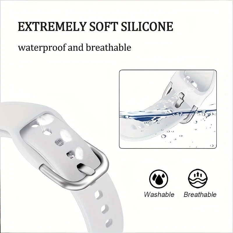 Premium Silicone Watch Band Set - 15 pcs in Various Sizes (18mm, 20mm, 22mm)