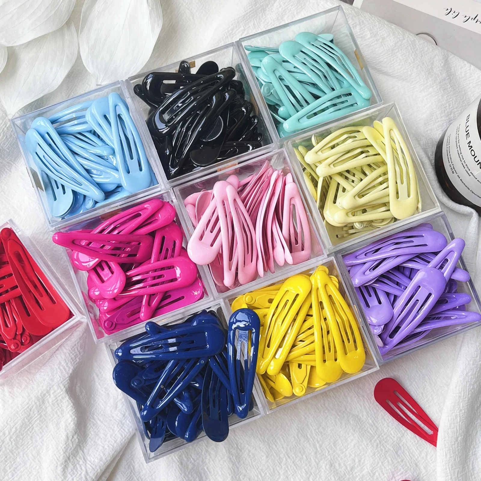 10/50Pcs 1.2 Inches Baby Girls Cute Snap BB Hairpin Mini Kids Hair Clips Barrettes Solid Color Fashion Newborn Hair Accessories 4 pcs silicone paint brush set color shaper silicone brush for resin paint brush catalyst 1 1 5 2 2 5 inches wide