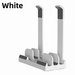 Foldable Adjustable Laptop and Tablet Stand with Dual-Use Design (WHITE)
