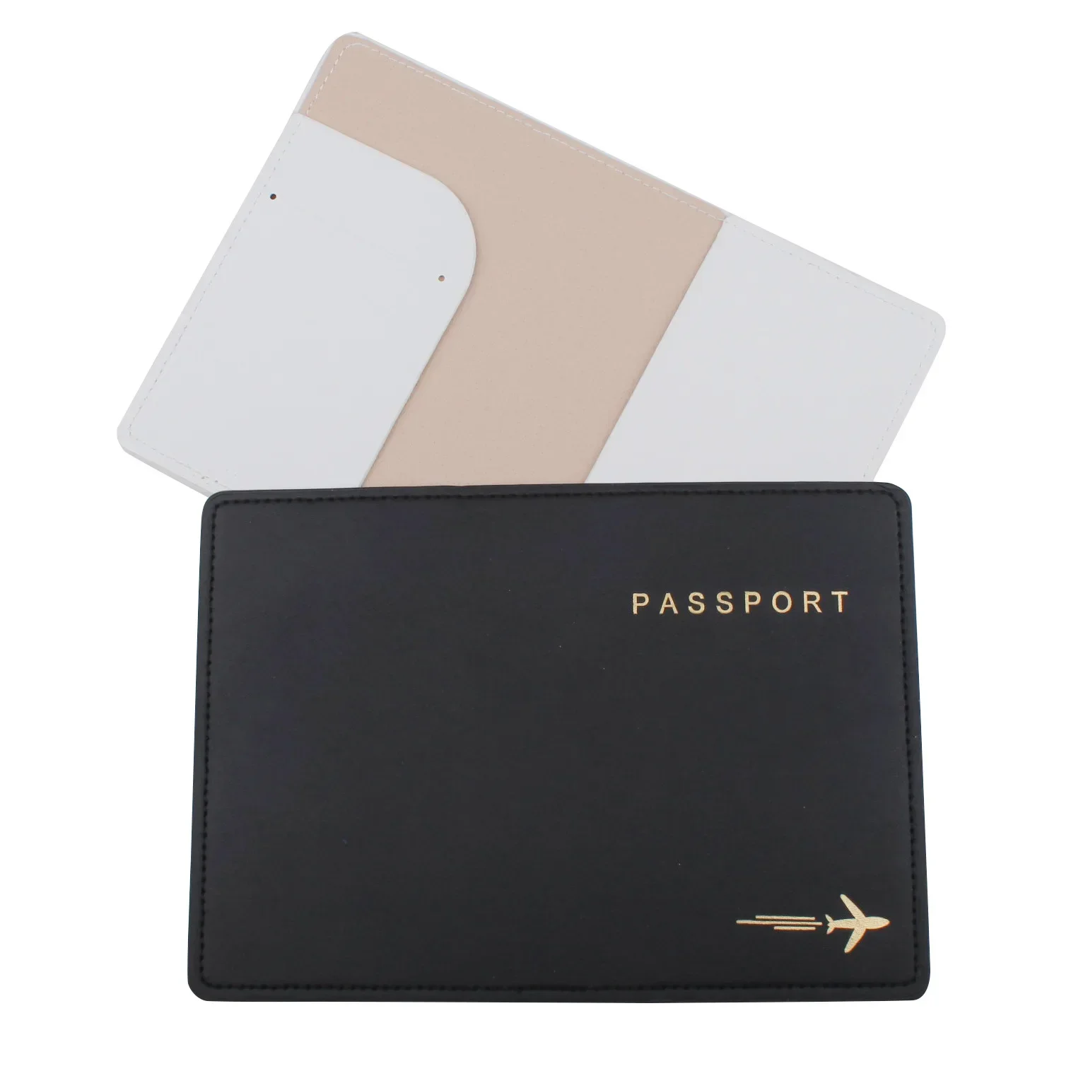 Couverture de passeport personnalisée avec nom pour femme, porte