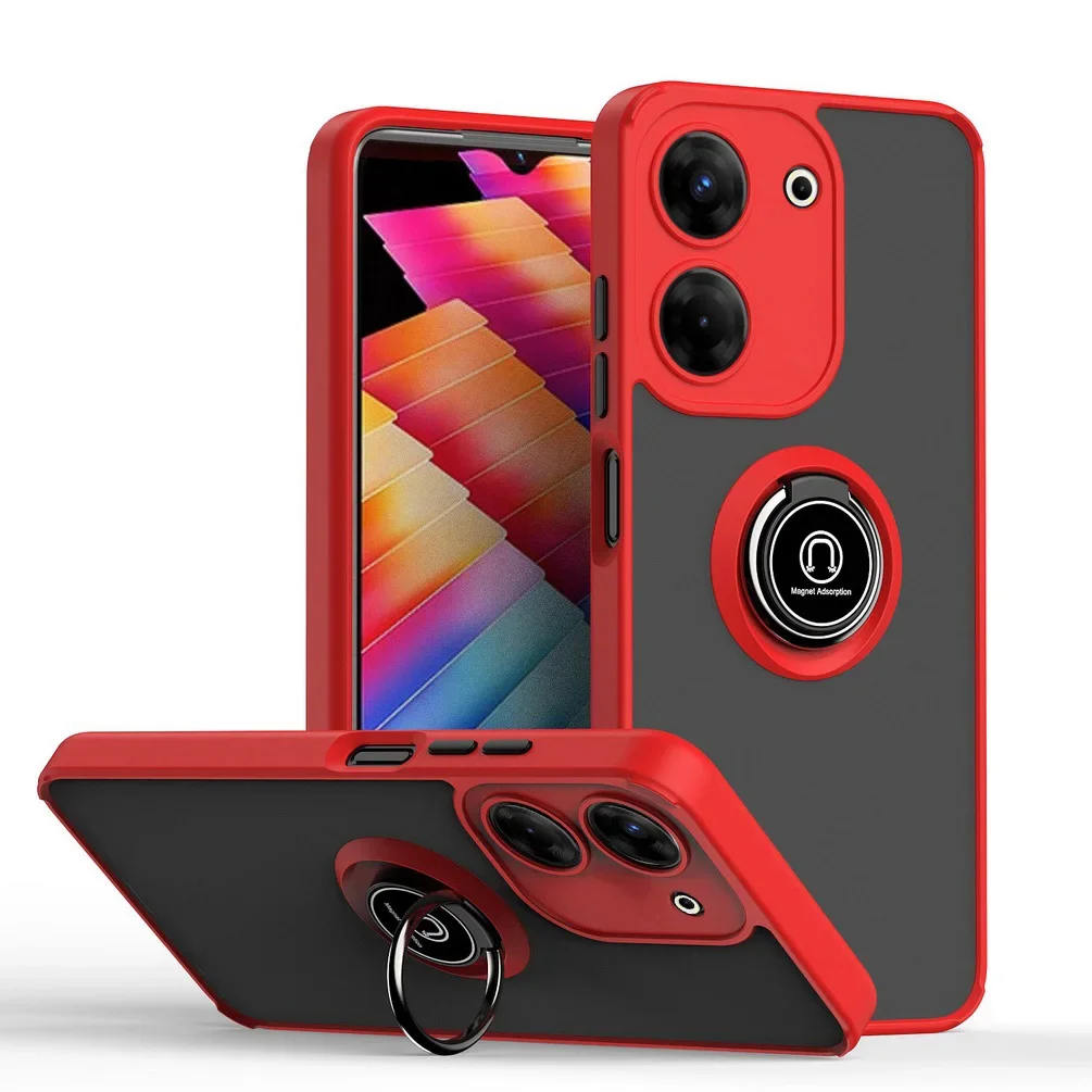 360-Degree Rotatable Bracket Phone Case with Car Holder Ring