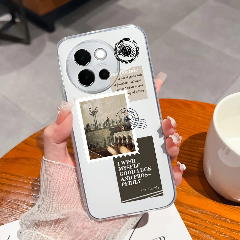 Leisure Butterfly Soft Clear Silicone Anti-Drop Phone Case - Slim Back Cover
