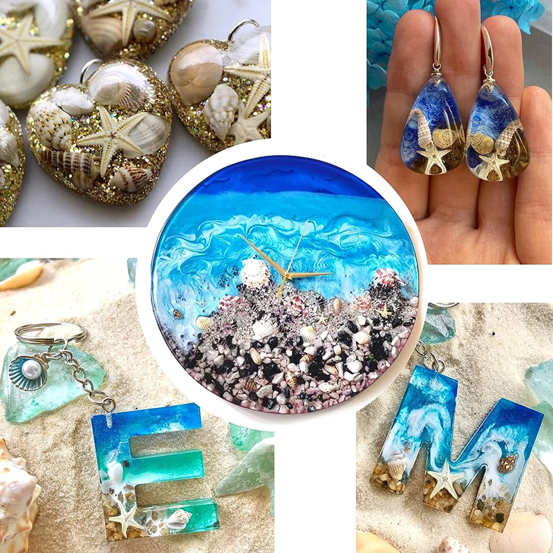Mixed Size Ocean Sea shells Wedding Decor Beach Theme Party Home Decorations Fish Tank Decorations 250~200g Natural Shell Ornaments