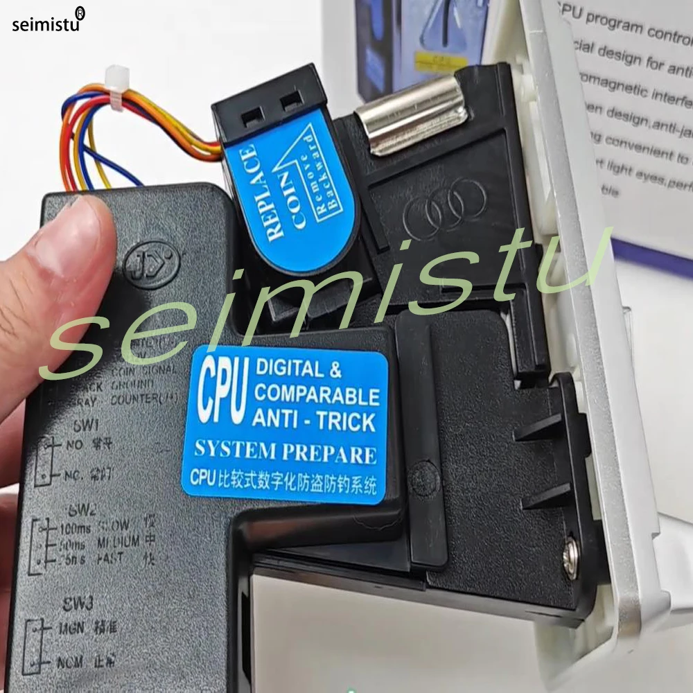 클로 크레인 자동 판매기, 코인 세탁소, 마사지 의자, 아케이드 Jamma 비디오 게임 JY-100F 용 아케이드 코인  수락자-Freehip.co.kr